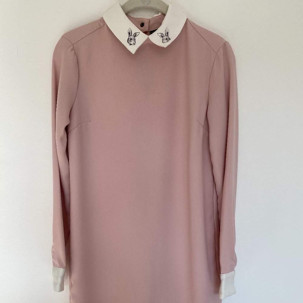 NWOT Victoria Beckham for Target Pink Bunny Dress XS